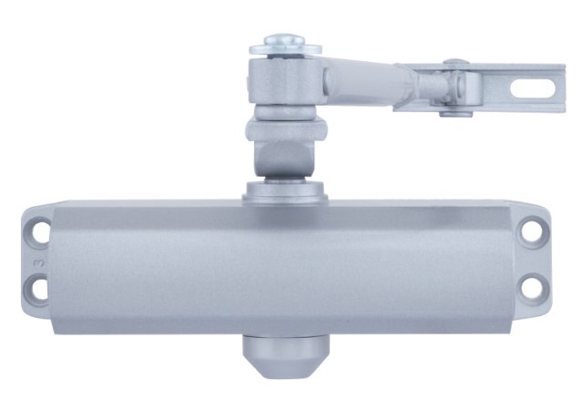 Дотягувач накладний RYOBI 9900 9903 SILVER STD_ARM EN_2/3 до_65кг 965мм осьового типу верхнього монтажу