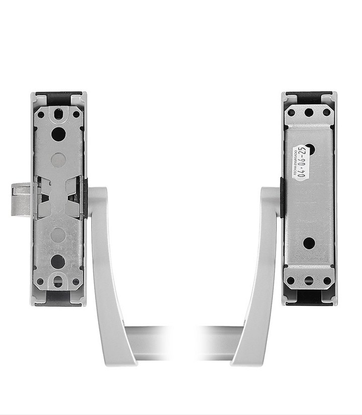 Замок TESA для евакуаційного виходу накладний GLOBAL1S 1 Locking GG 1200мм 8x8мм G: silver (RAL9006)/G: silver (RAL9006)