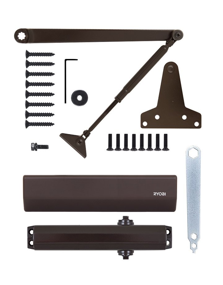 Дотягувач накладний RYOBI 2000 D-2055V DARK_BRONZE BC UNIV_ARM EN_3/4/5 до_100кг 1250мм FIRE