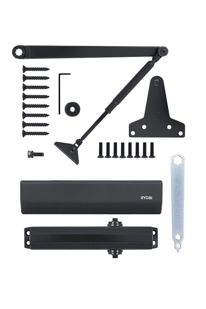 Дотягувач накладний RYOBI 2000 D-2055V ANTHRACITE BC UNIV_ARM EN_3/4/5 до_100кг 1250мм FIRE