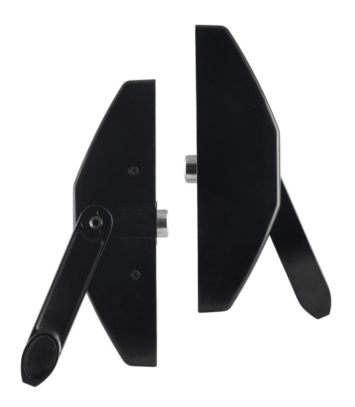 Комплект SANTOS для евакуаційного виходу 1300LS 1 Locking BLACK/RED 900мм 9x9мм із замком J530-T та ручкою 1919-ROUND Black mov