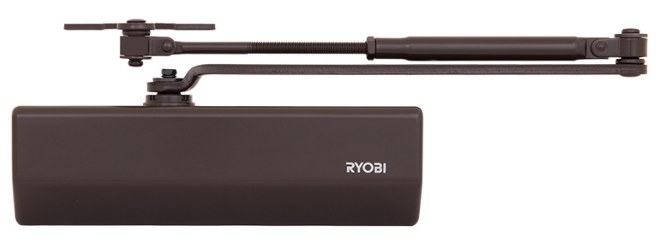 Дотягувач накладний RYOBI 1500 D-1554 DARK_BRONZE UNIV_ARM EN_2/3/4 до_80кг 1100мм FIRE осьового типу верхнього монтажу