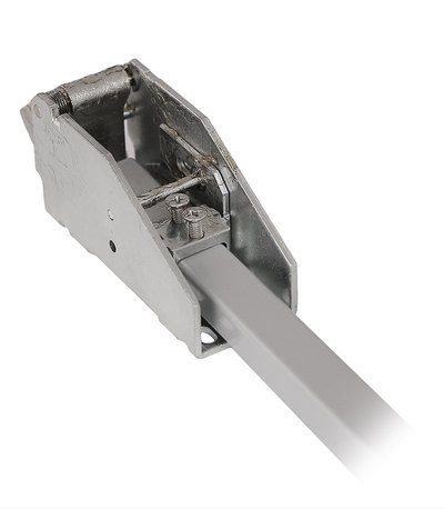 Замок TESA для евакуаційного виходу накладний GLOBAL2S 2 Locking GG 1200мм 8x8мм G: silver (RAL9006)/G: silver (RAL9006)
