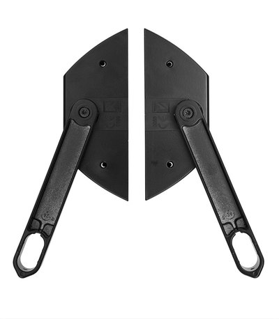 Замок TESA для евакуаційного виходу накладний GLOBAL2S 2 Locking NR 1200мм 8x8мм N: black (RAL 9005)/ R: red (RAL 3000)