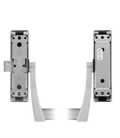 Замок TESA для евакуаційного виходу накладний GLOBAL1S 1 Locking GG 1200мм 8x8мм G: silver (RAL9006)/G: silver (RAL9006)
