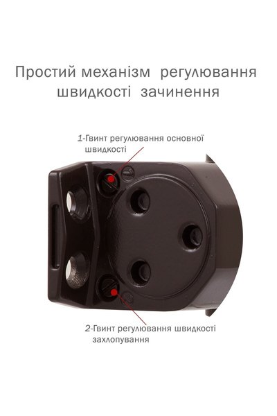 Дотягувач накладний RYOBI *9900 9903 DARK_BRONZE STD_ARM EN_2/3 до_65кг 965мм