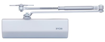 Дотягувач накладний RYOBI 1500 D-1554 SILVER UNIV_ARM EN_2/3/4 до_80кг 1100мм FIRE осьового типу верхнього монтажу