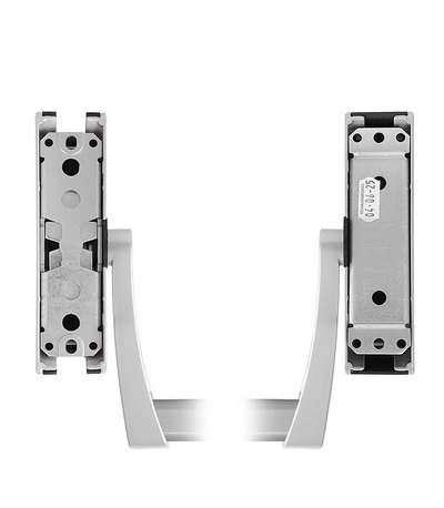 Замок TESA для евакуаційного виходу накладний GLOBAL2S 2 Locking GG 1200мм 8x8мм G: silver (RAL9006)/G: silver (RAL9006)