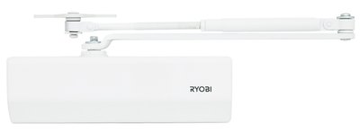 Дотягувач накладний RYOBI 1500 D-1554 GLOSSY_WHITE UNIV_ARM EN_2/3/4 до_80кг 1100мм FIRE осьового типу верхнього монтажу