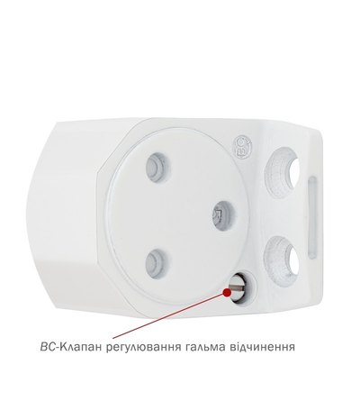 Дотягувач накладний RYOBI 2000 D-2055V GLOSSY_WHITE BC UNIV_ARM EN_3/4/5 до_100кг 1250мм FIRE