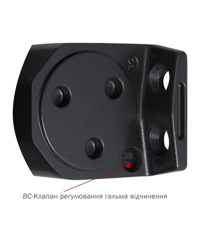 Дотягувач накладний RYOBI 2000 D-2055V BLACK BC UNIV_ARM EN_3/4/5 до_100кг 1250мм FIRE