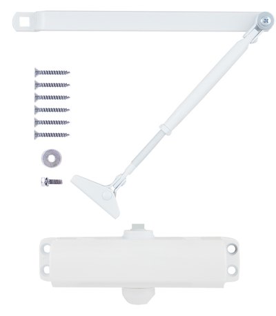 Дотягувач накладний RYOBI 9900 9903 GLOSSY_WHITE STD_ARM EN_2/3 до_65кг 965мм осьового типу верхнього монтажу