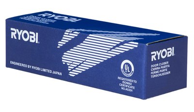 Дотягувач накладний RYOBI 9900 9903 SILVER STD_ARM EN_2/3 до_65кг 965мм осьового типу верхнього монтажу