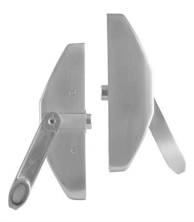 Комплект SANTOS для евакуаційного виходу 1300SS-3 1 Locking SATIN NICKEL/STAINLESS STEEL 900мм 9x9мм із замком J530-T та ручкою B002SS mov