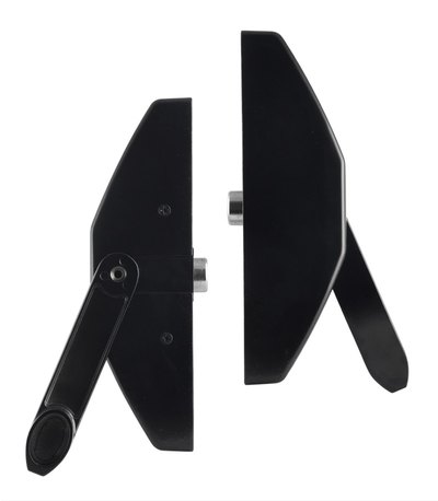 Комплект SANTOS для евакуаційного виходу 1300LS 1 Locking BLACK/RED 900мм 9x9мм із замком J530-T та ручкою 1919-ROUND Black mov