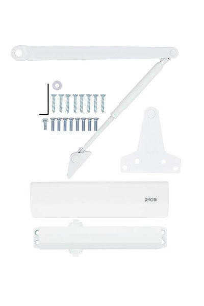Дотягувач накладний RYOBI 2000 D-2055V GLOSSY_WHITE BC UNIV_ARM EN_3/4/5 до_100кг 1250мм FIRE