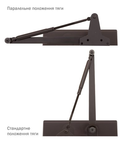Дотягувач накладний RYOBI 2000 D-2055V DARK_BRONZE BC UNIV_ARM EN_3/4/5 до_100кг 1250мм FIRE