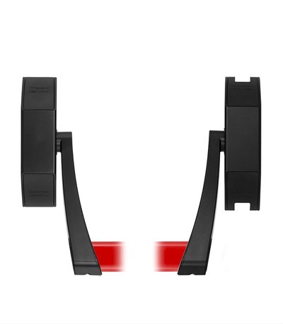 Замок TESA для евакуаційного виходу накладний GLOBAL2S 2 Locking NR 1200мм 8x8мм N: black (RAL 9005)/ R: red (RAL 3000)